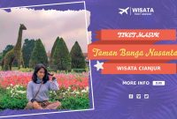 Tiket Masuk Taman Bunga Nusantara
