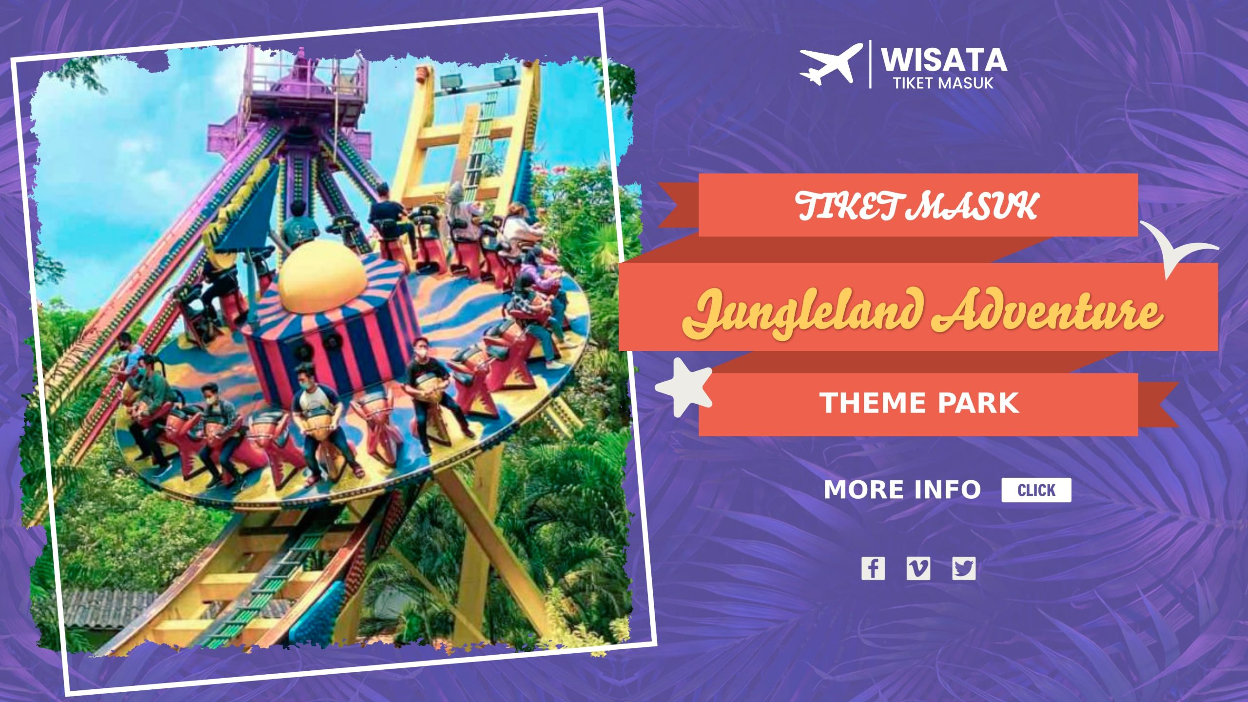 Tiket Masuk Jungleland Adventure Theme Park
